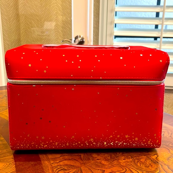 Estee Lauder Bags Este Lauder Red Train Case Poshmark